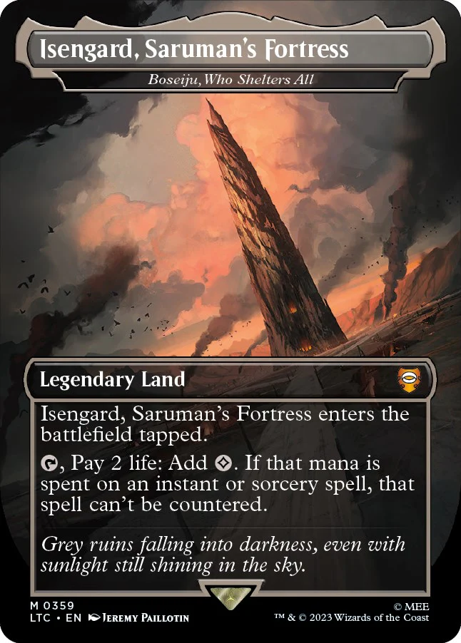 Isengard, Saruman's Fortress - Boseiju, Who Shelters All [LTC - 359]