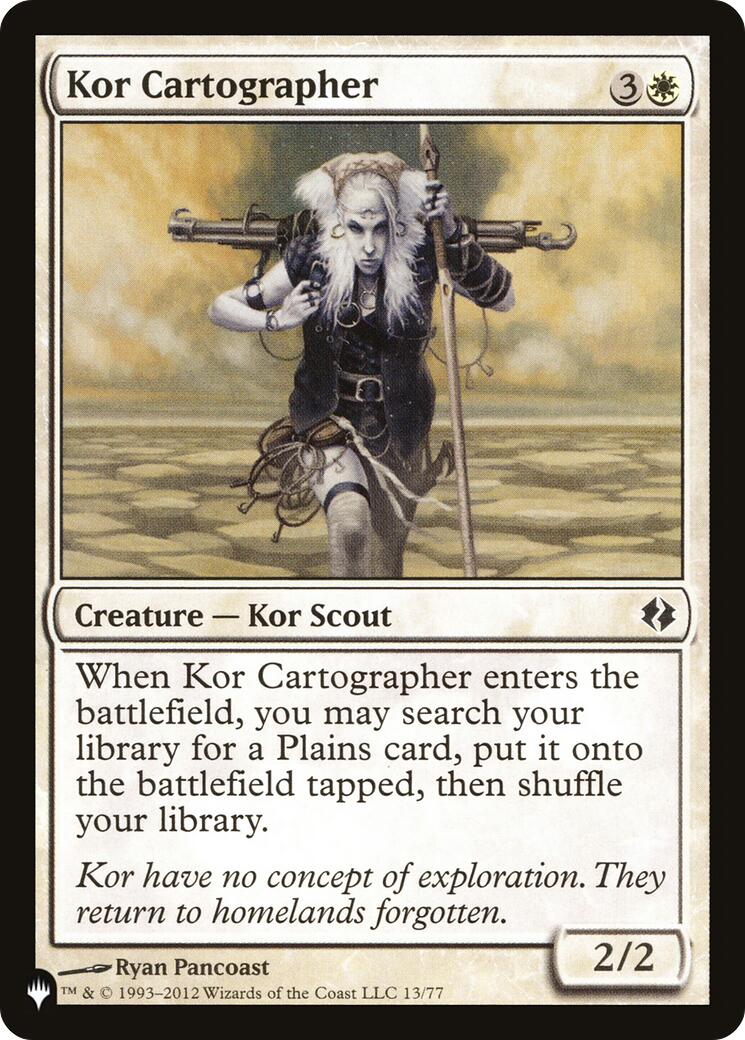 Kor Cartographer [LIST - 13/77]