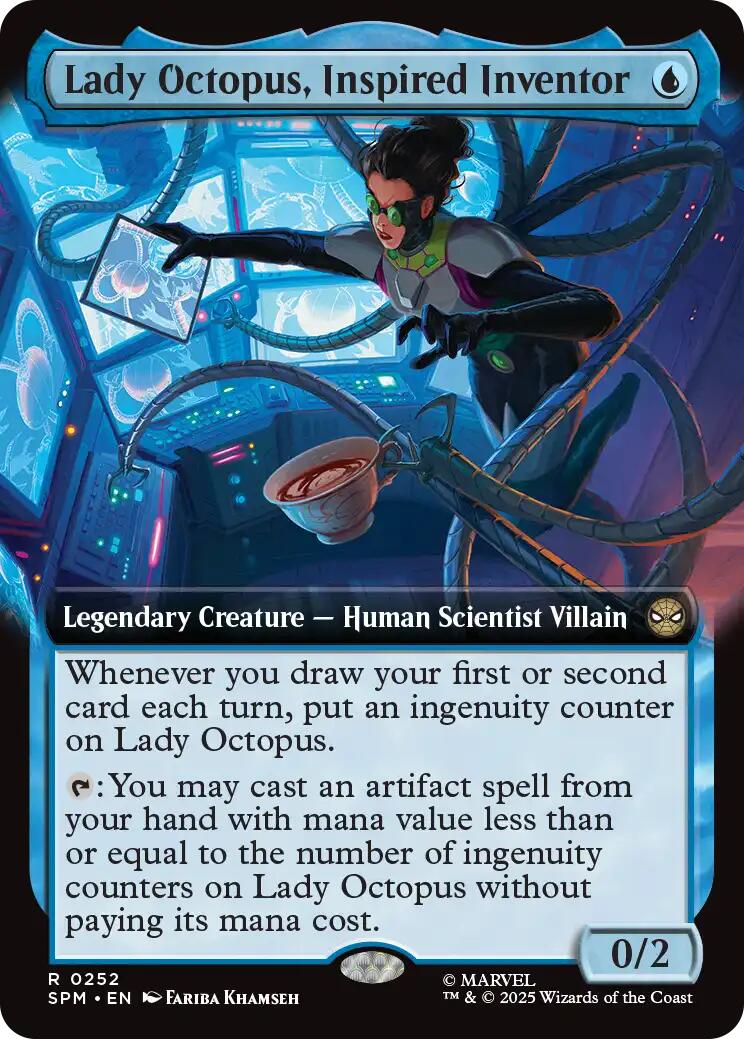 Lady Octopus, Inspired Inventor (Extended Art) [SPM - 252]