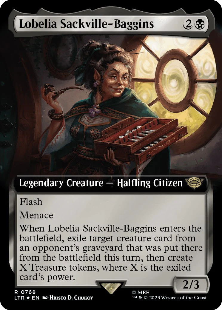 Lobelia Sackville-Baggins (Extended Art) (Surge Foil) [LTR - 768]