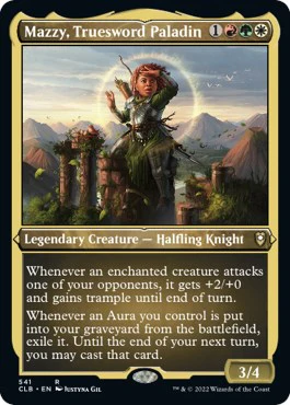 Mazzy, Truesword Paladin (Foil Etched) [CLB - 541]