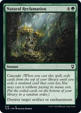 Natural Reclamation [CLB - 829]
