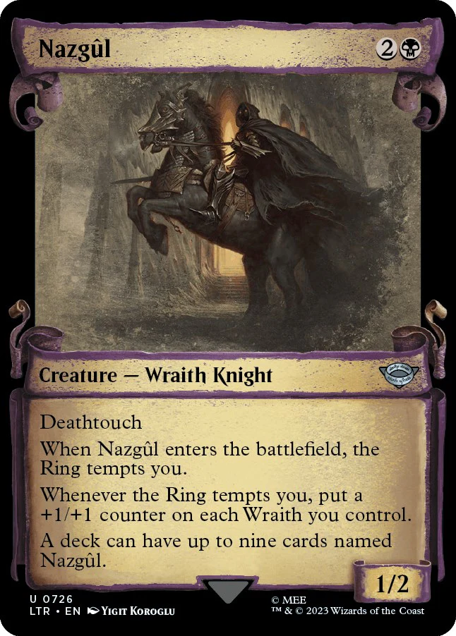 Nazgul (0726) (Showcase Scrolls) [LTR - 726]