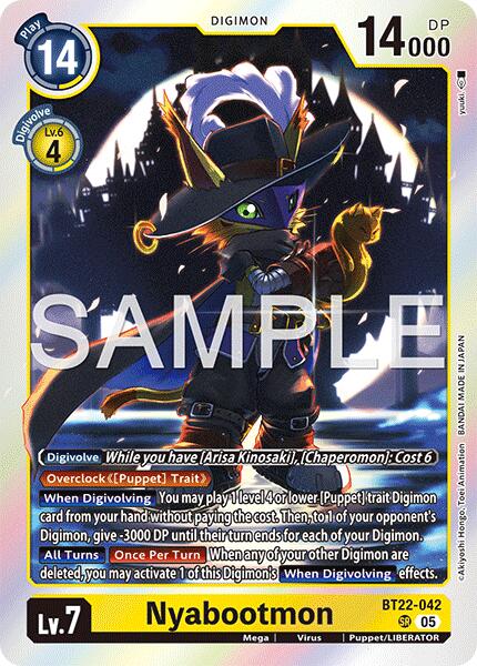 Nyabootmon [BT22 - BT22-042 SR]