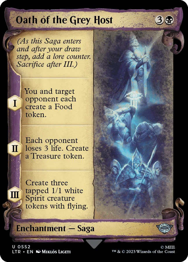 Oath of the Grey Host (Showcase Scrolls) [LTR - 552]