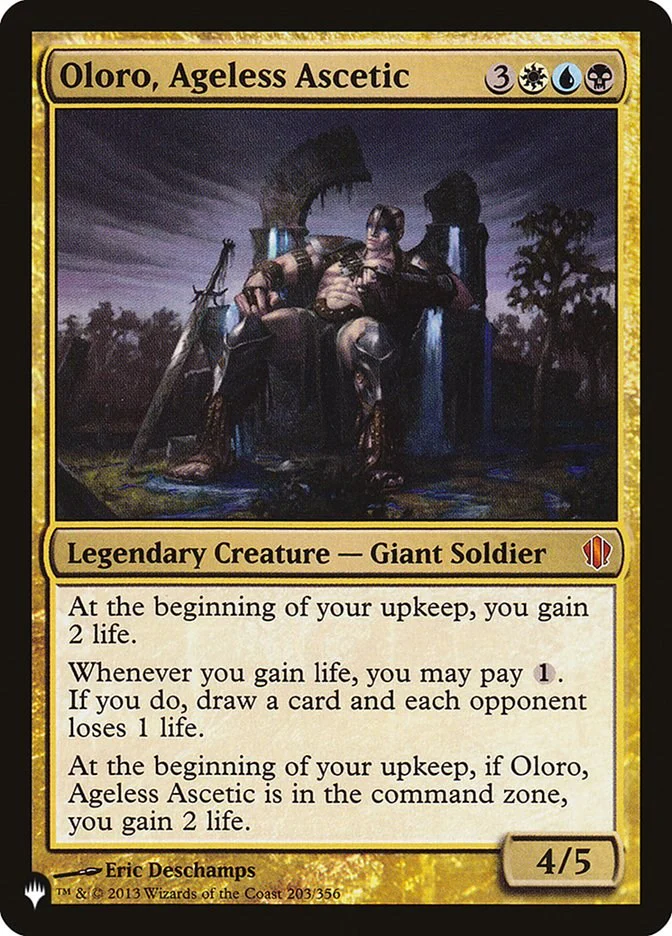 Oloro, Ageless Ascetic [LIST - 203/356]