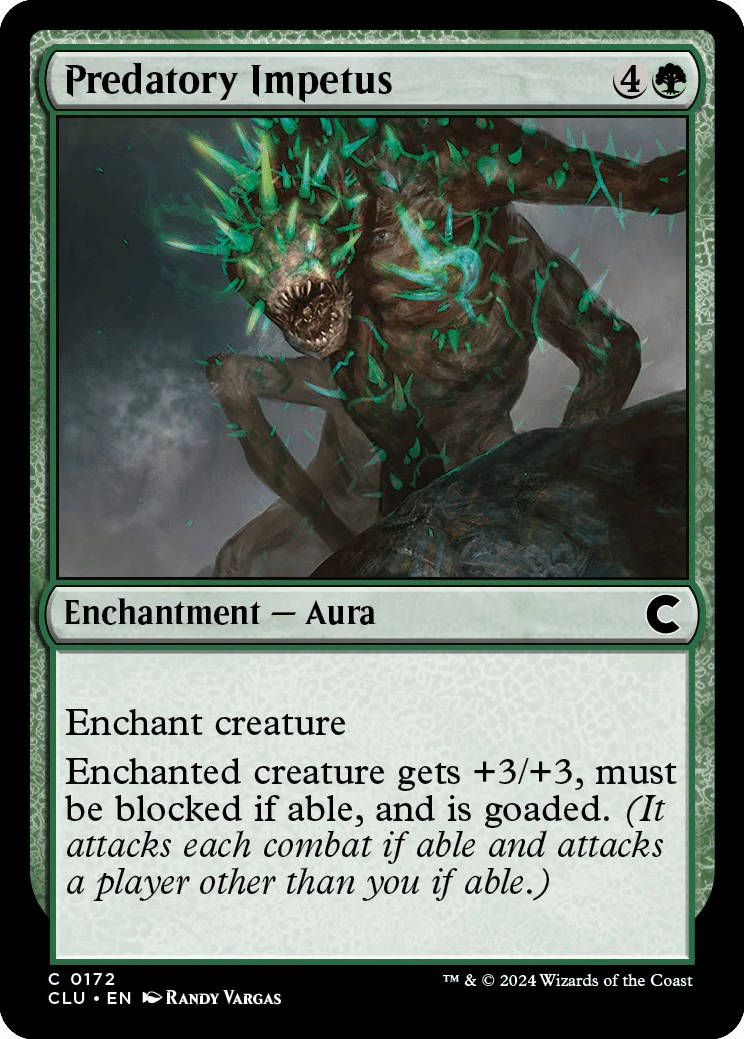 Predatory Impetus [CLU - 172]