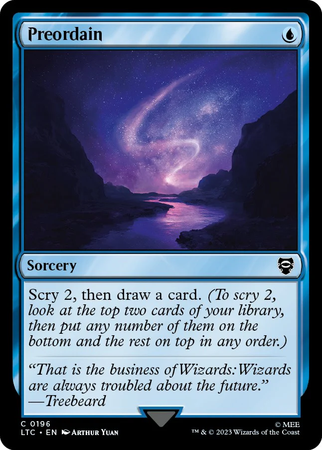 Preordain [LTC - 196]