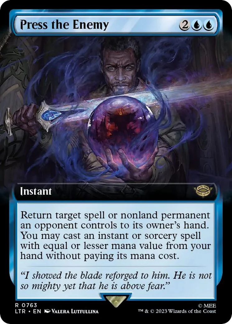 Press the Enemy (Extended Art) (Surge Foil) [LTR - 763]