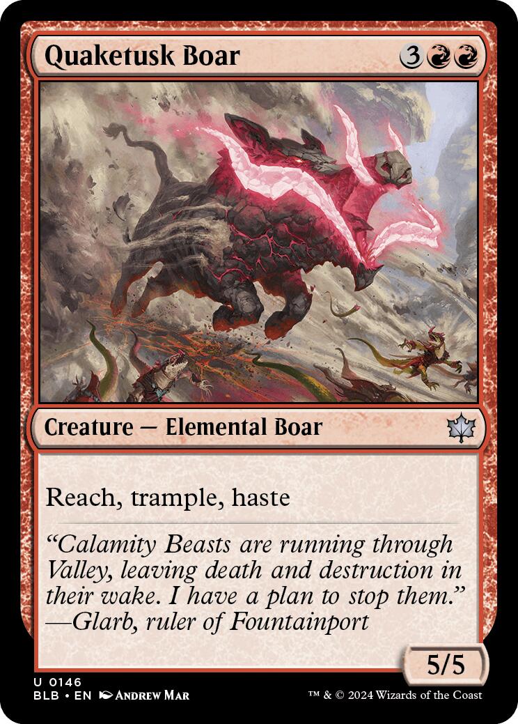 Quaketusk Boar [BLB - 146]
