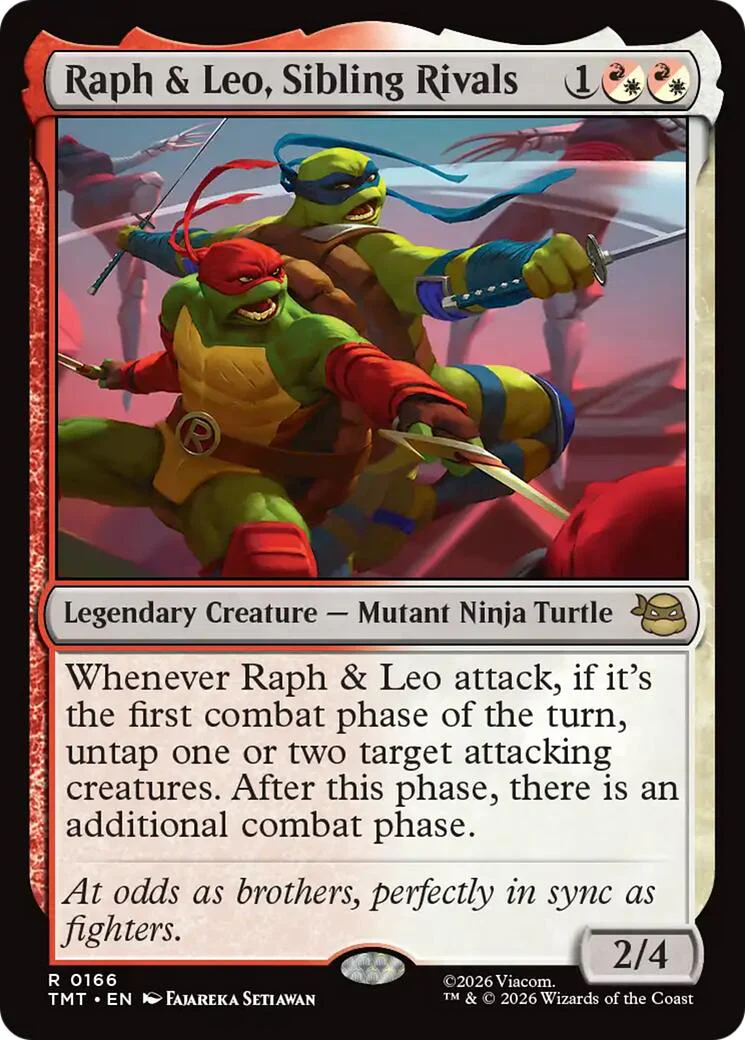 Raph & Leo, Sibling Rivals [TMT - 166]
