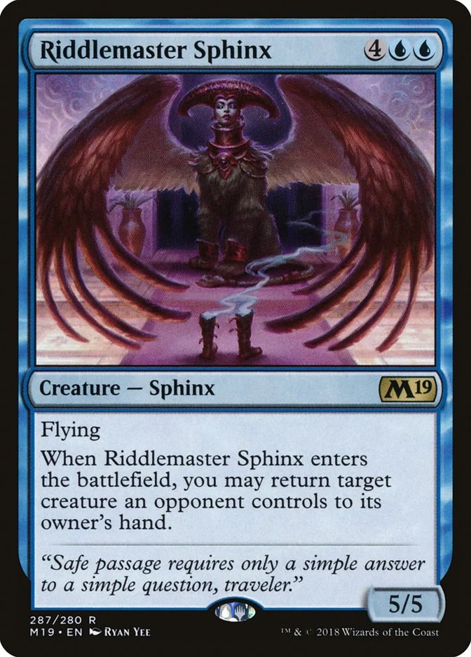 Riddlemaster Sphinx [M19 - 287]