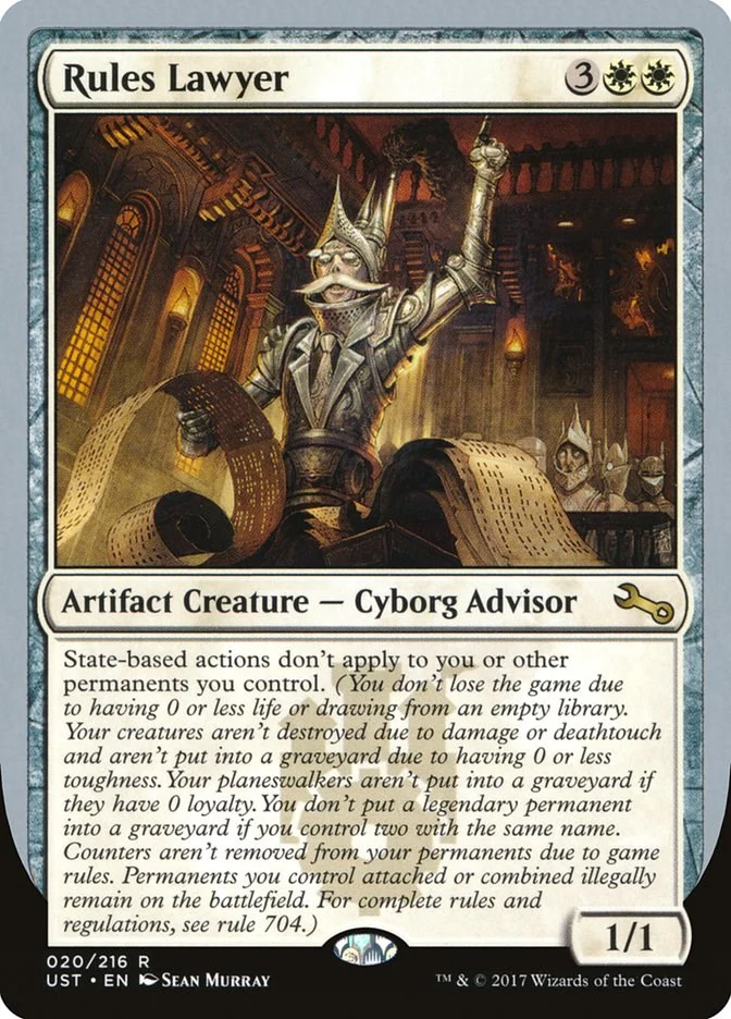 Rules Lawyer [UST - 20]
