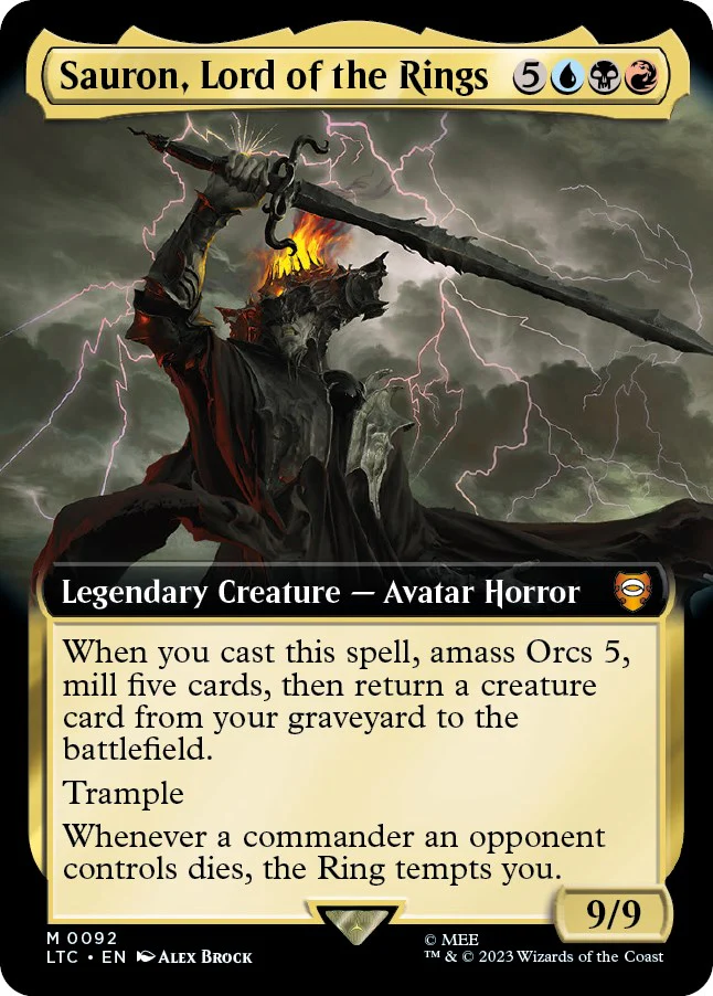 Sauron, Lord of the Rings (Extended Art) [LTC - 92]