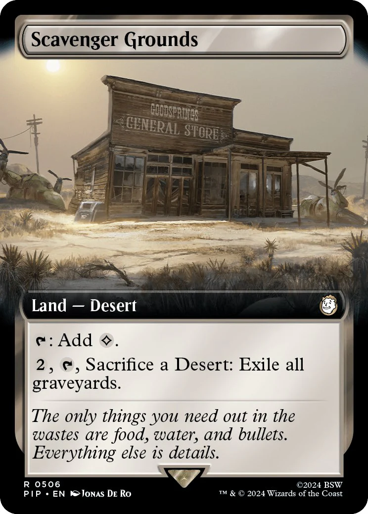 Scavenger Grounds (Extended Art) [PIP - 506]