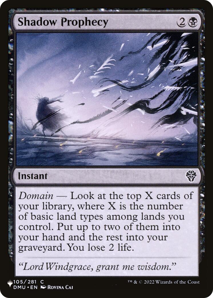 Shadow Prophecy [LIST - 105/281]