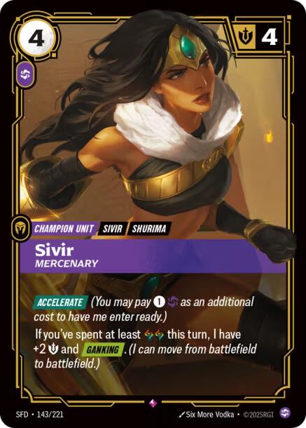 Sivir - Mercenary [SPF - 143/221]