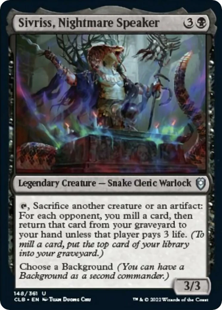 Sivriss, Nightmare Speaker [CLB - 148]