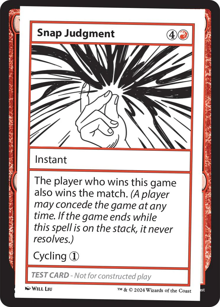 Snap Judgment [MB2PC]