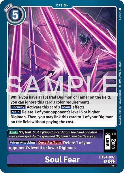 Soul Fear [BT-24 - BT24-097 U]