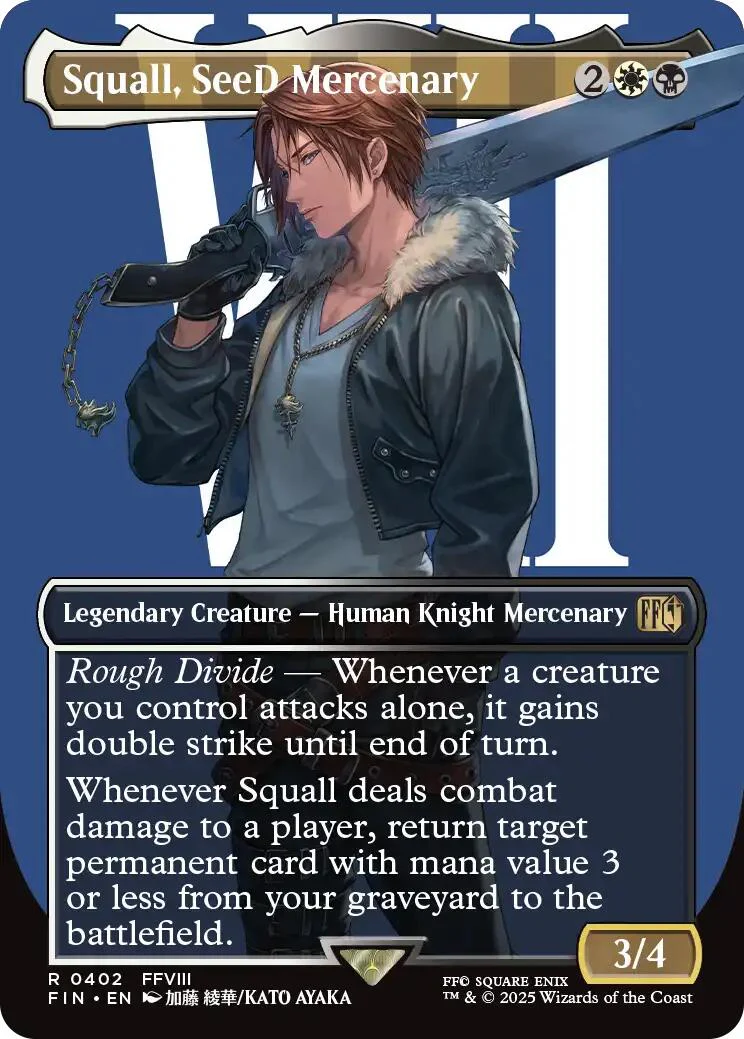 Squall, SeeD Mercenary (Borderless) [FIN - 402]