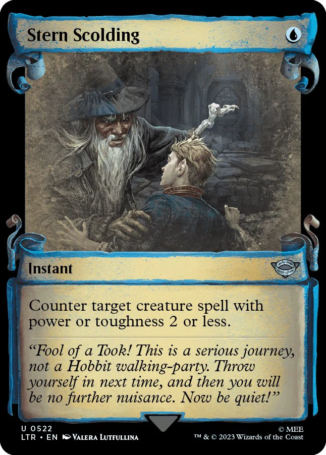 Stern Scolding (Showcase Scrolls) [LTR - 522]