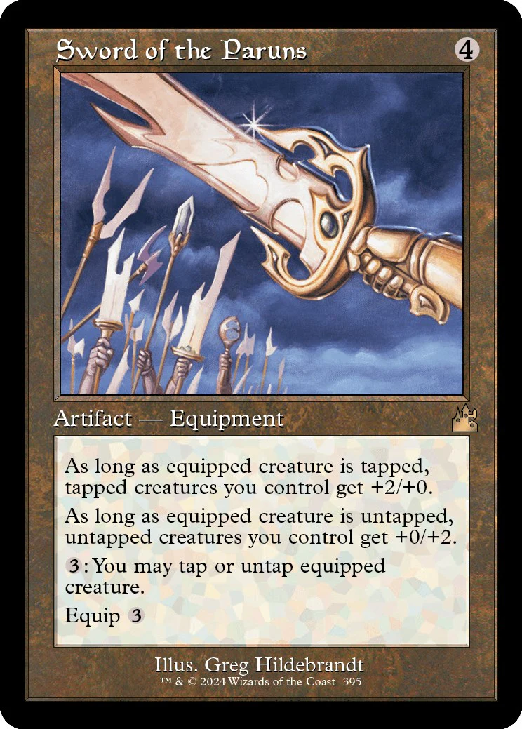 Sword of the Paruns (Retro Frame) [RVR - 395]