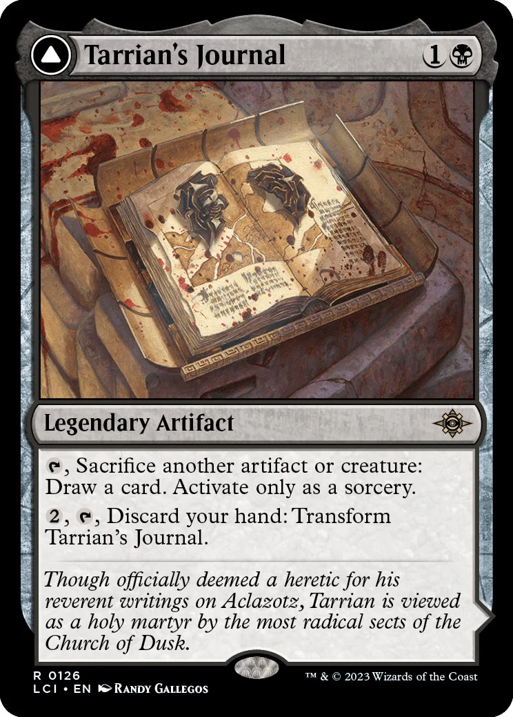 Tarrian's Journal [LCI - 126]