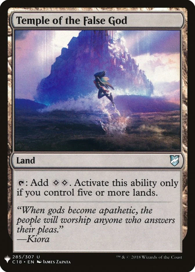Temple of the False God (C18) [LIST - 285]