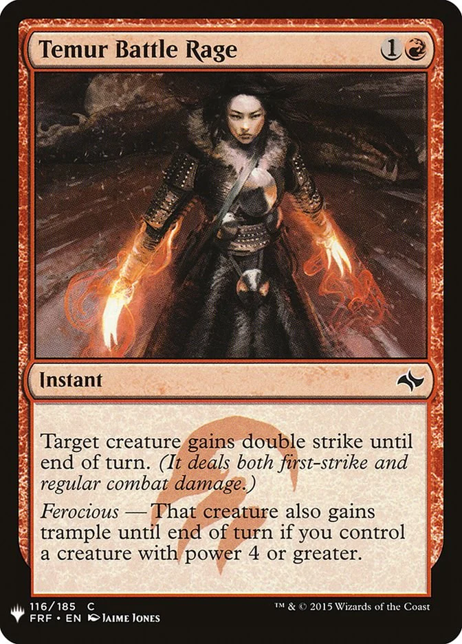 Temur Battle Rage (FRF) [LIST - 116]