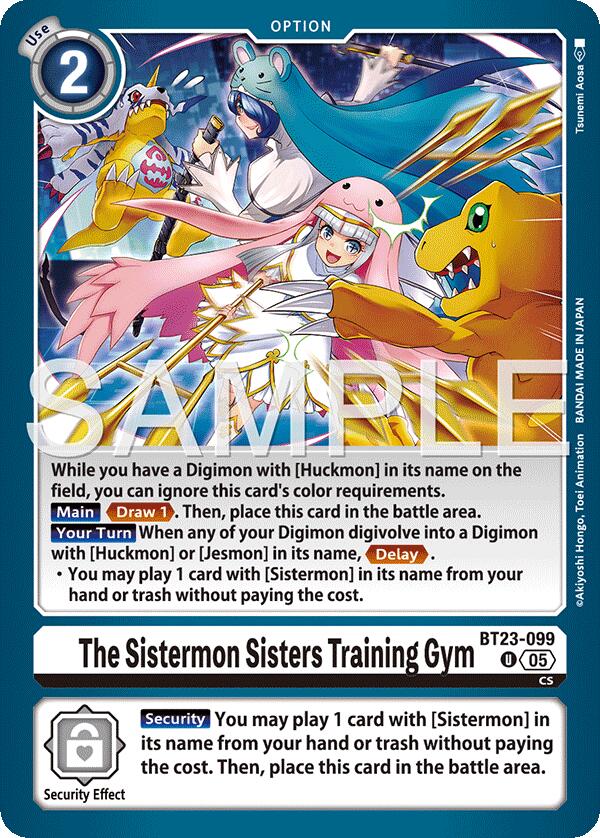 The Sistermon Sisters Training Gym [BT-23 - BT23-099 U]