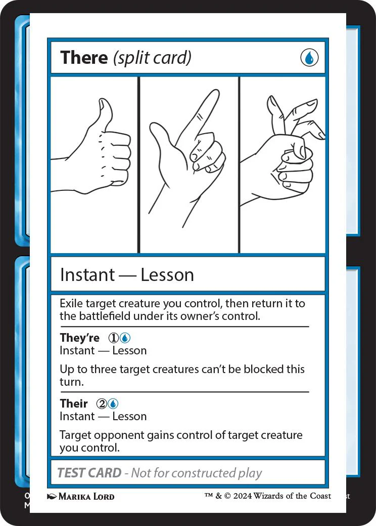 There (split card) [MB2PC]