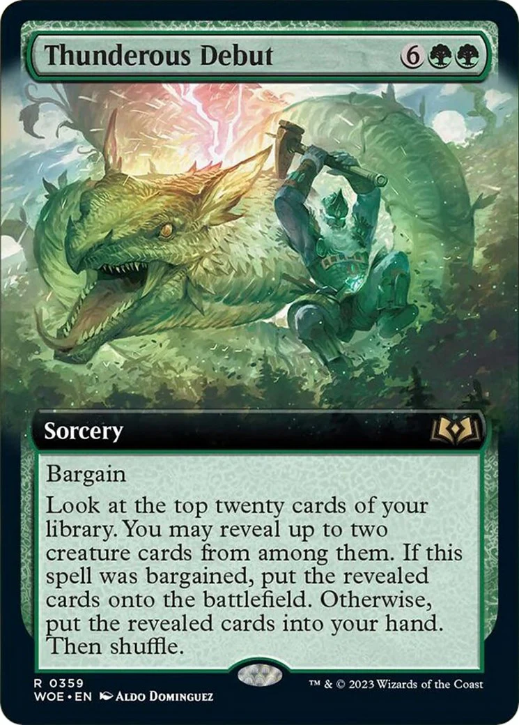 Thunderous Debut (Extended Art) [WOE - 359]
