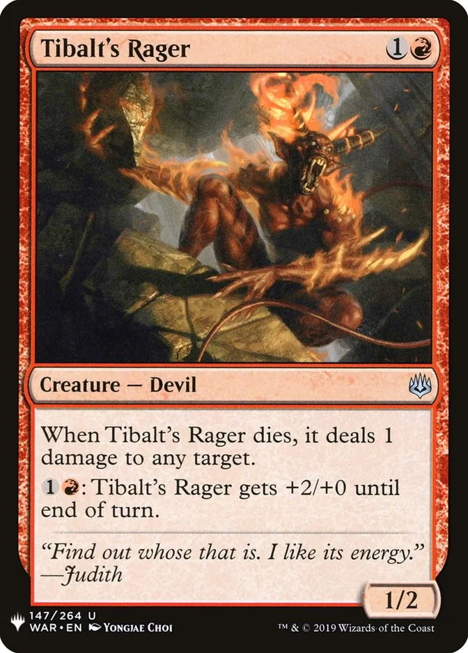 Tibalt's Rager [LIST - 147]