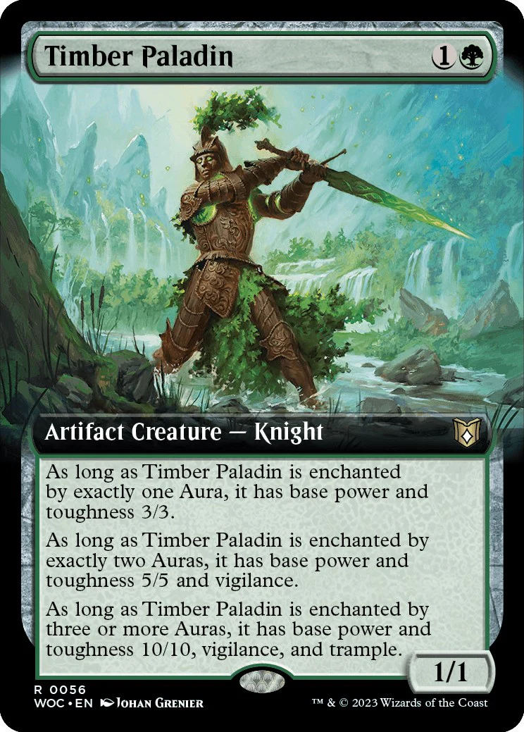 Timber Paladin (Extended Art) [WOC - 56]