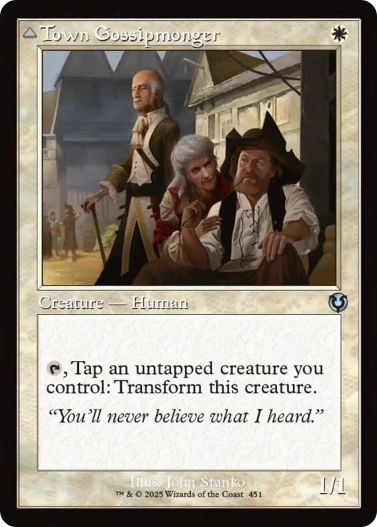 Town Gossipmonger (Retro Frame) [INR - 451]