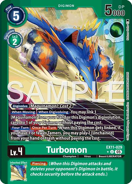 Turbomon (Limited Foil) [EX-11 - EX11-029 U]