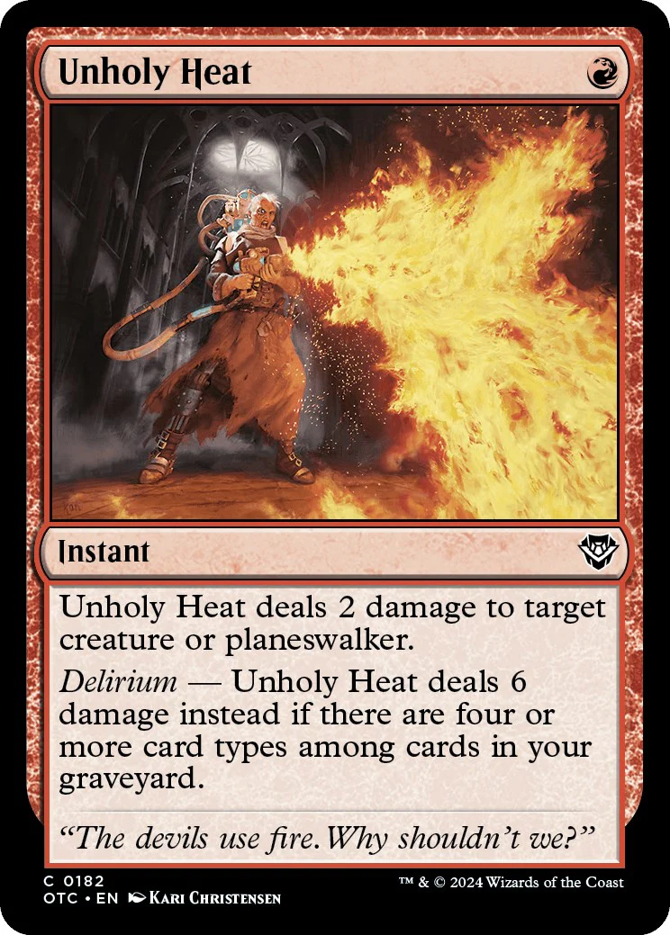 Unholy Heat [OTC - 182]