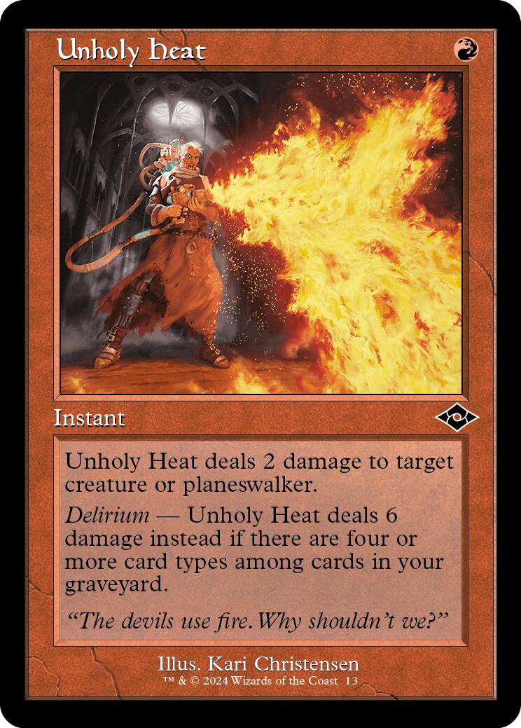 Unholy Heat (Retro Frame) [MH2 - 13]