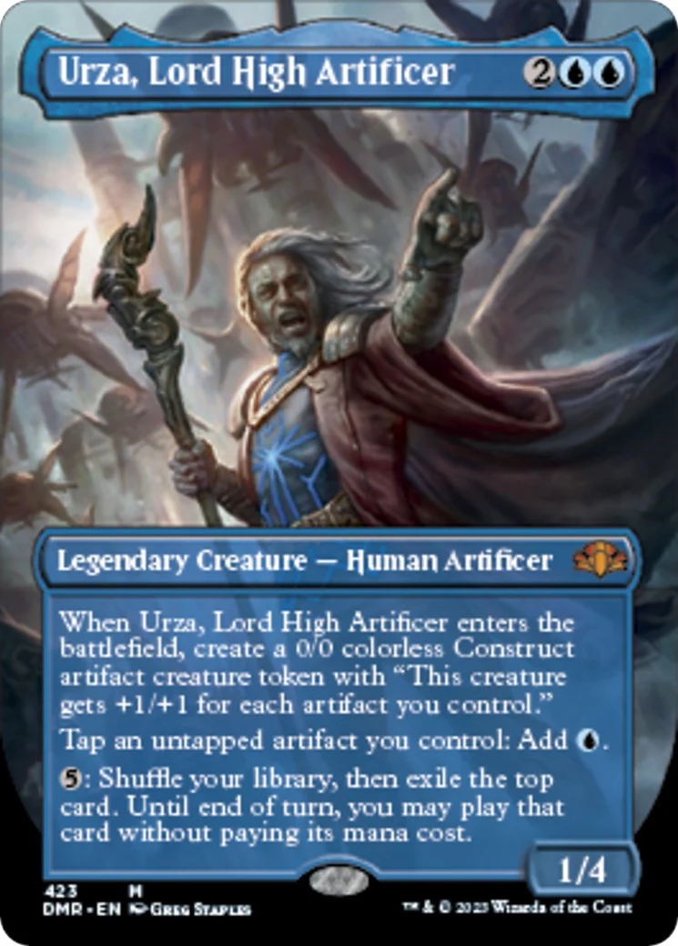 Urza, Lord High Artificer (Borderless) [DMR - 423]