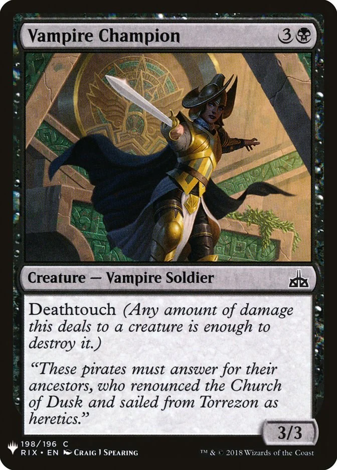Vampire Champion [LIST - 198]