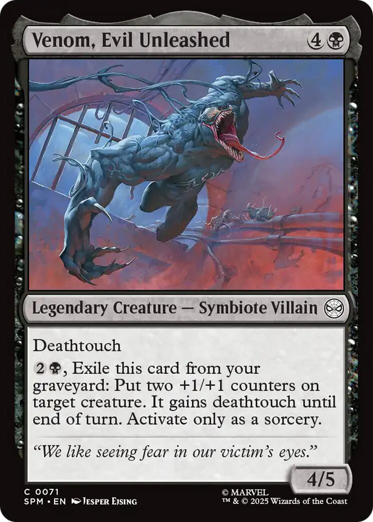Venom, Evil Unleashed [SPM - 71]