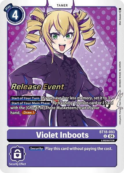 Violet Inboots - BT18-093 [BT18-19_PR - BT18-093 U]