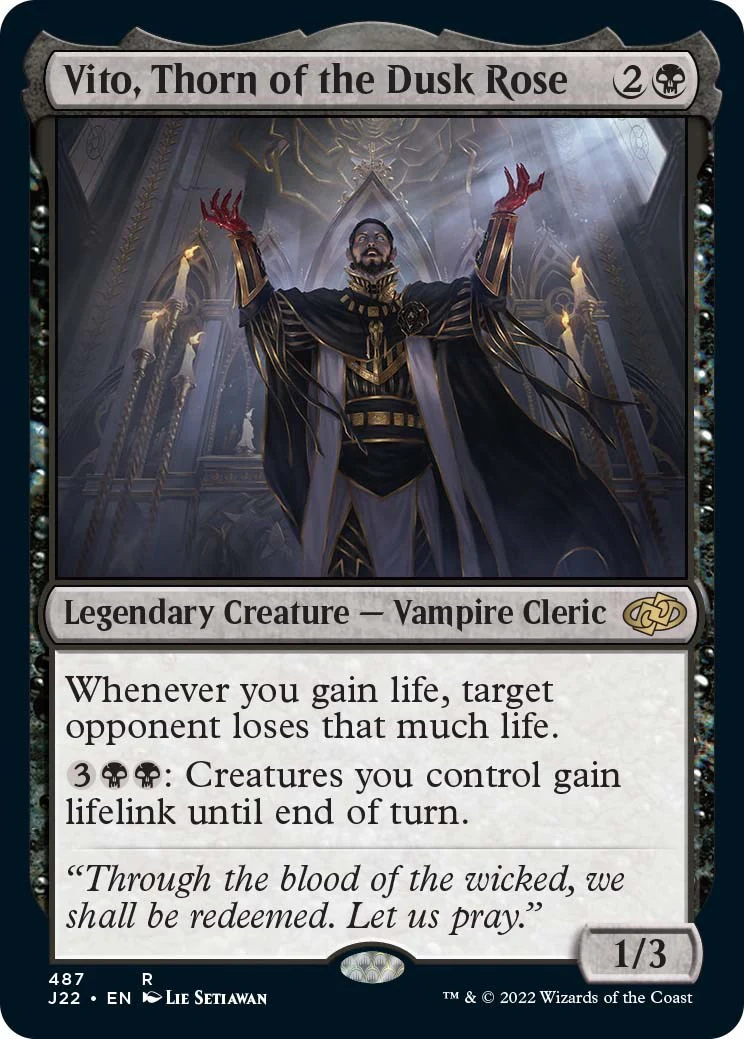 Vito, Thorn of the Dusk Rose [J22 - 487]