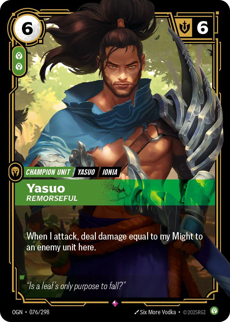 Yasuo - Remorseful [OGN - 076/298]